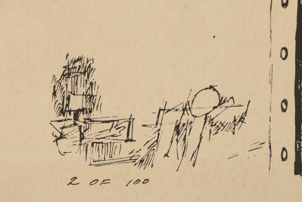 Ron Cobb Signed Limited Edition Print of a Political Cartoon