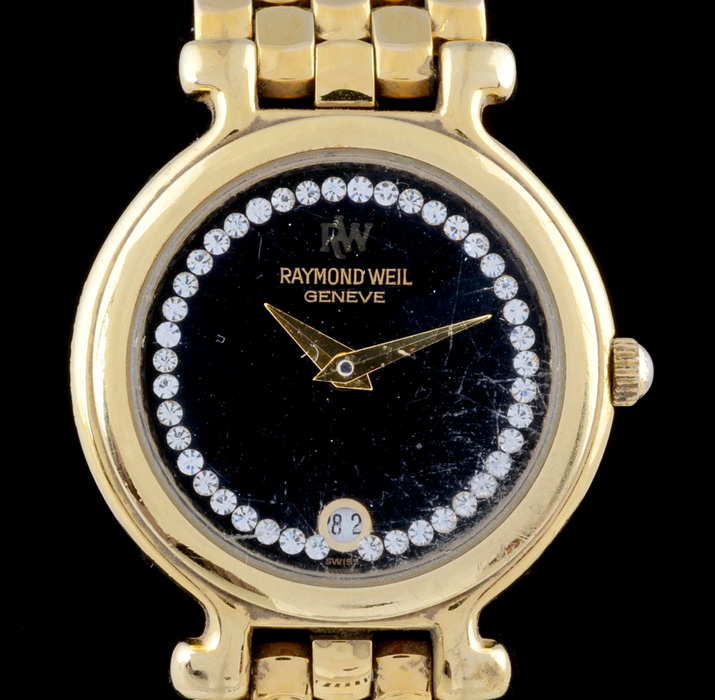 Raymond Weil Geneve 18K Gold Electroplated Watch