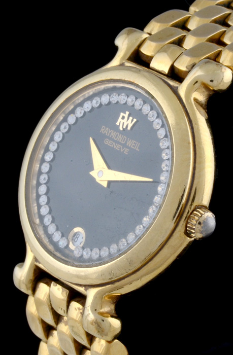 Raymond Weil Geneve 18K Gold Electroplated Watch