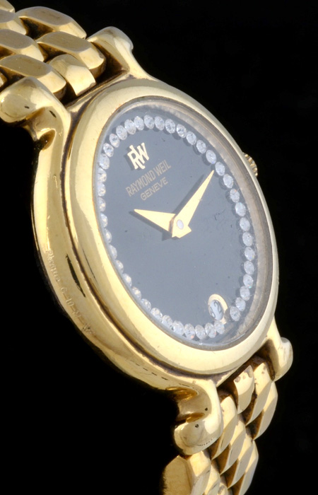 Raymond Weil Geneve 18K Gold Electroplated Watch