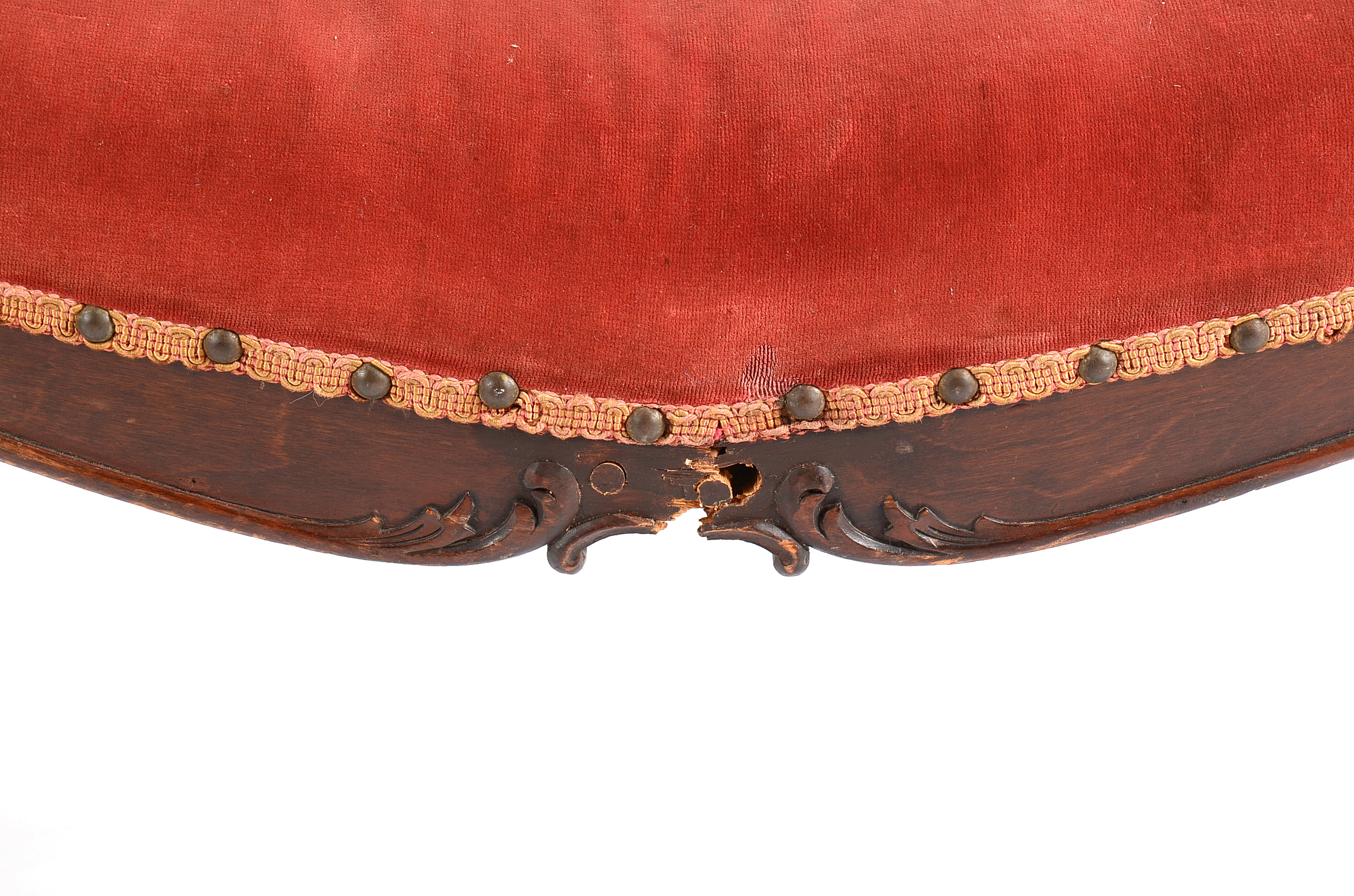 Antique Colonial Revival Loveseat