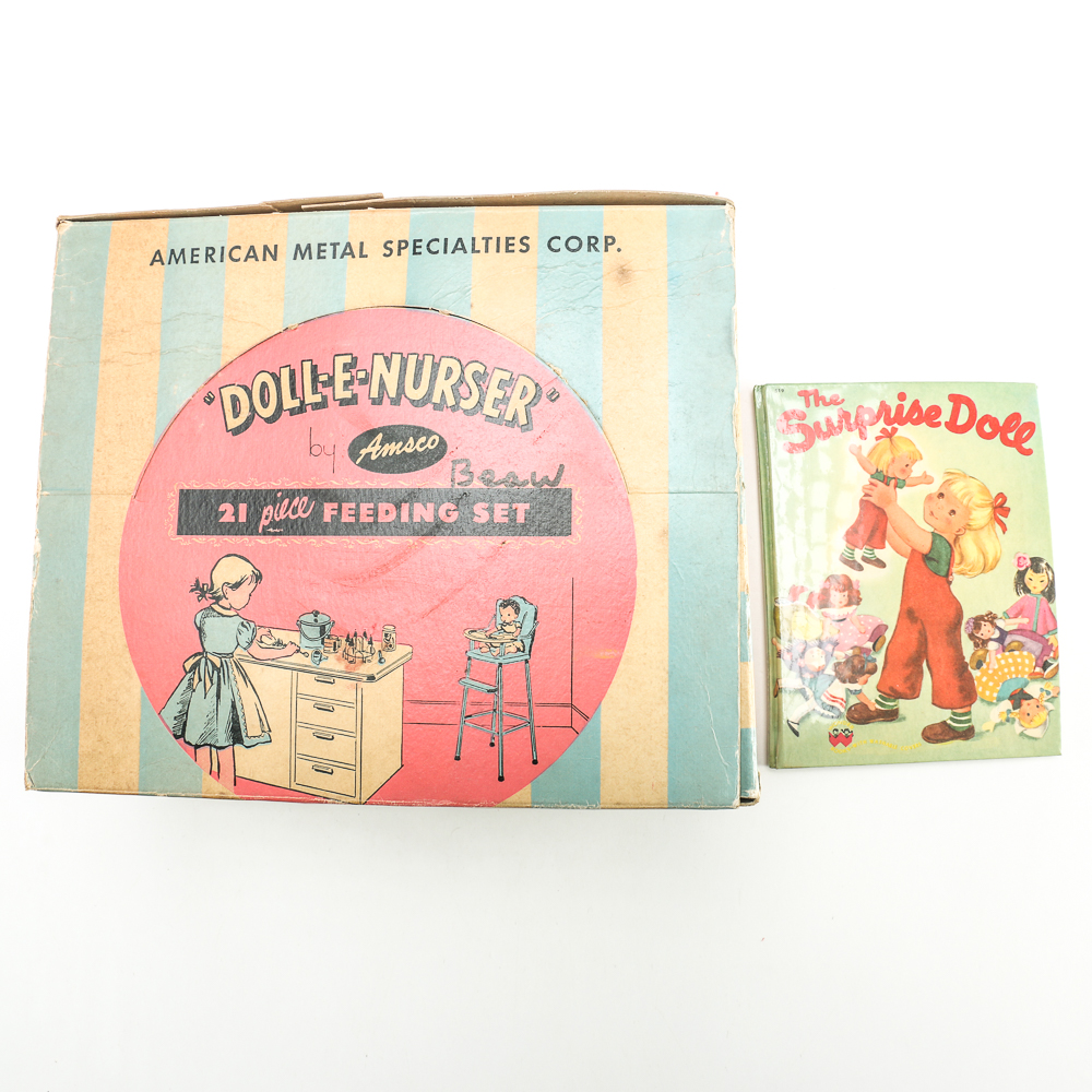 Doll-E-Nurser Feeding Set and "The Surprise Doll" Book