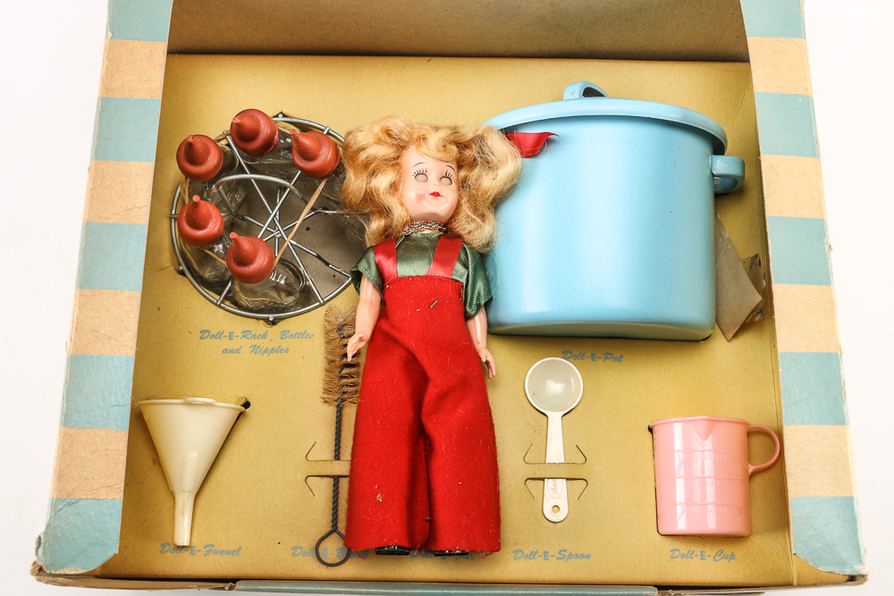 Doll-E-Nurser Feeding Set and "The Surprise Doll" Book