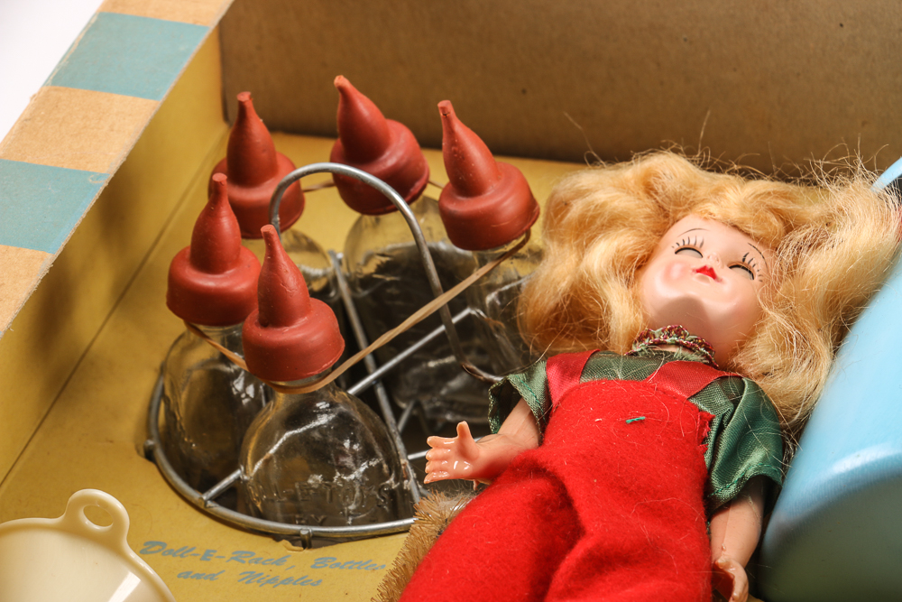 Doll-E-Nurser Feeding Set and "The Surprise Doll" Book