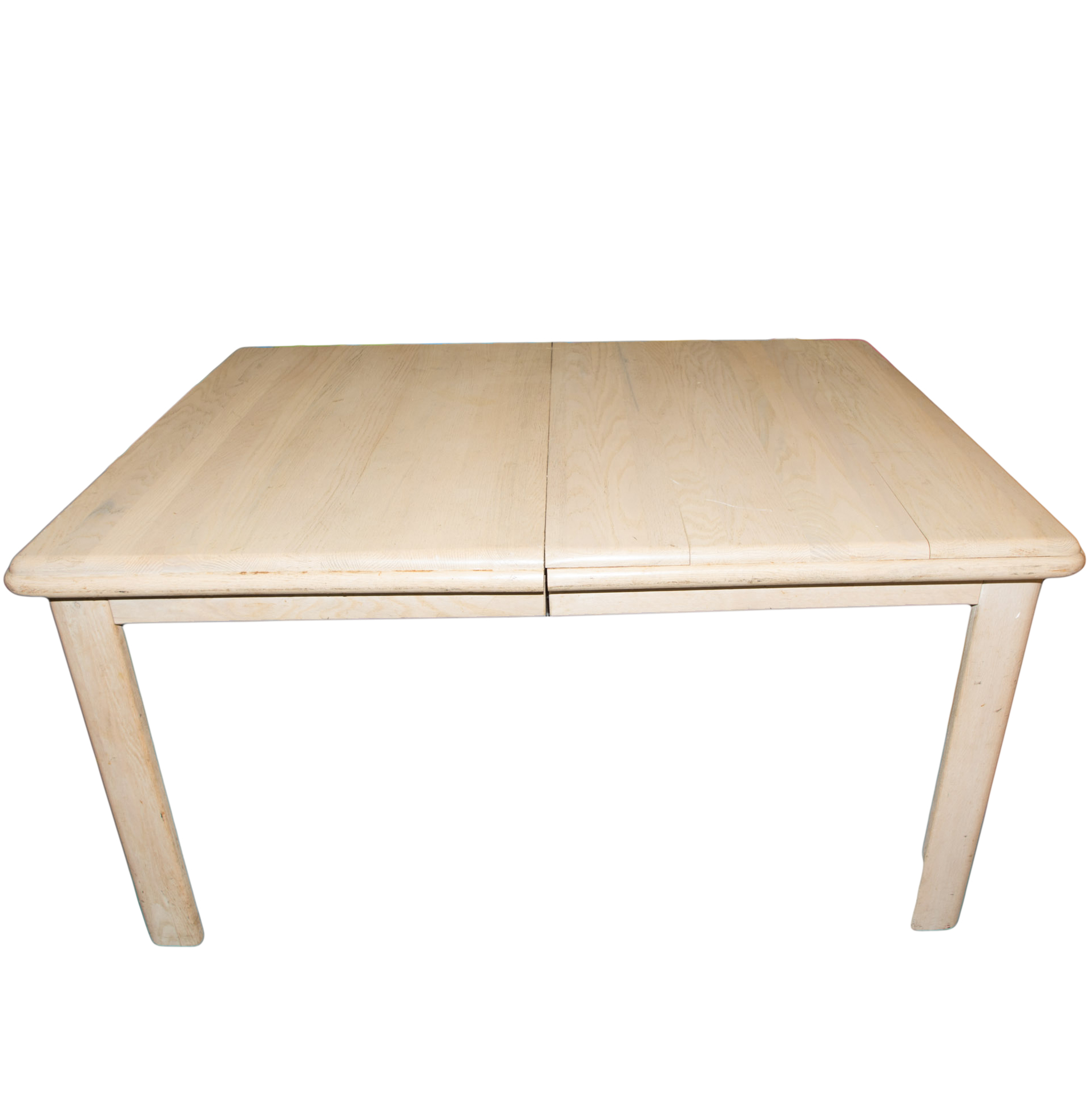Modern Whitewashed Oak Dining Table