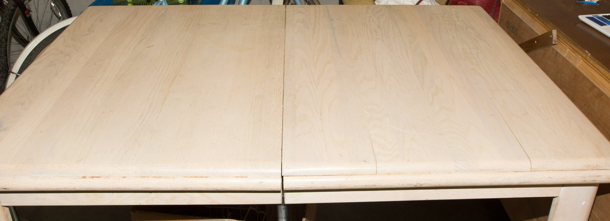 Modern Whitewashed Oak Dining Table