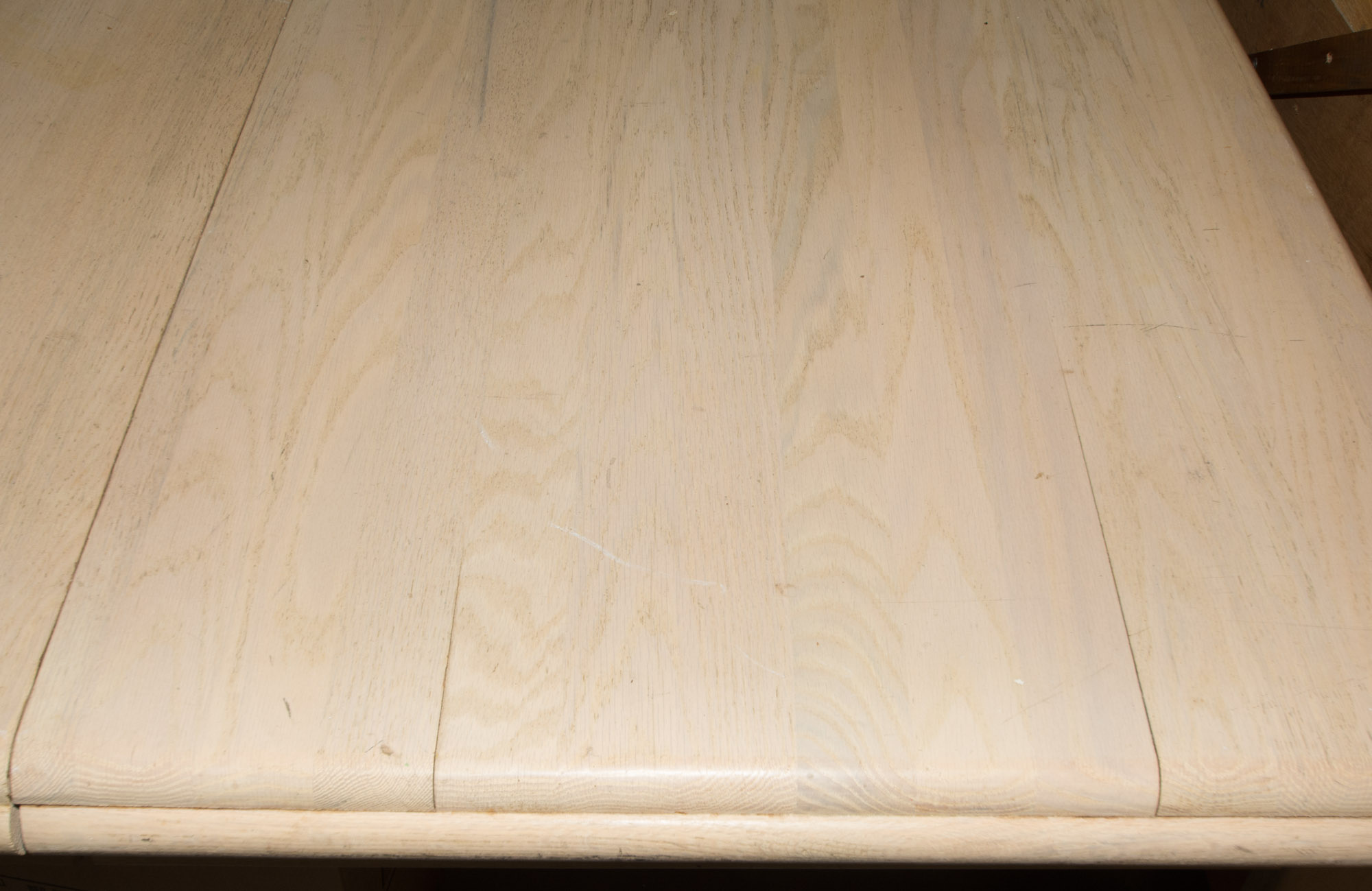 Modern Whitewashed Oak Dining Table