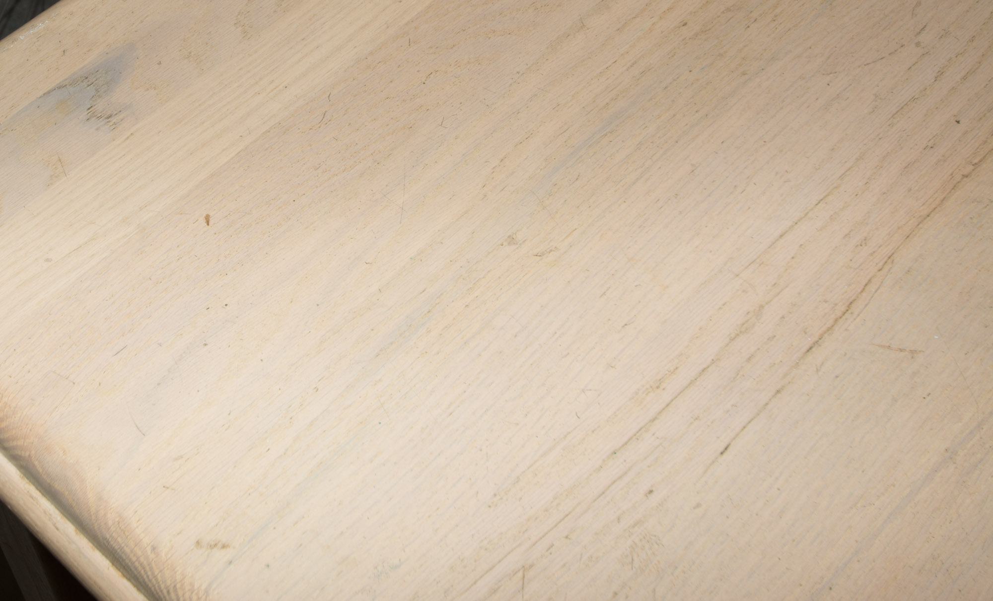 Modern Whitewashed Oak Dining Table