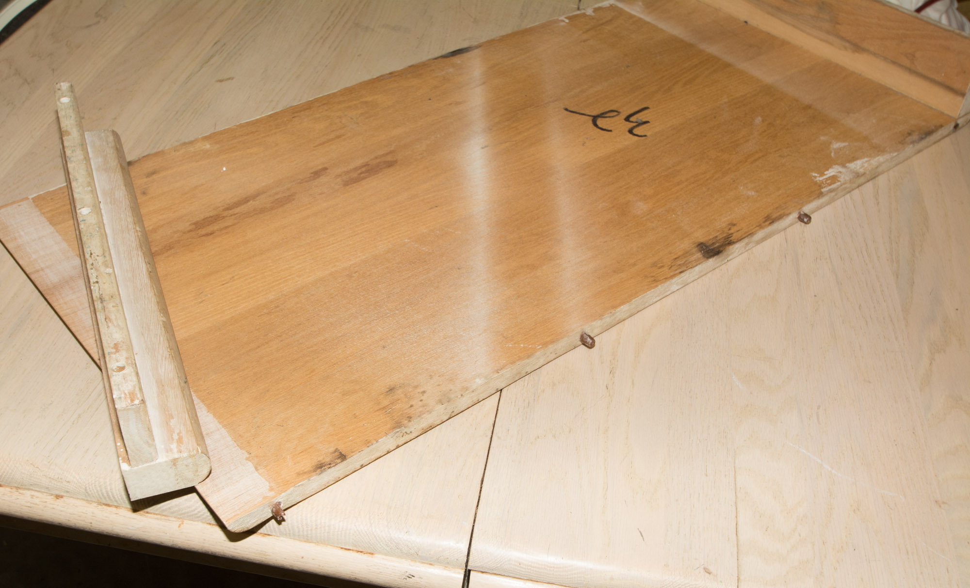 Modern Whitewashed Oak Dining Table