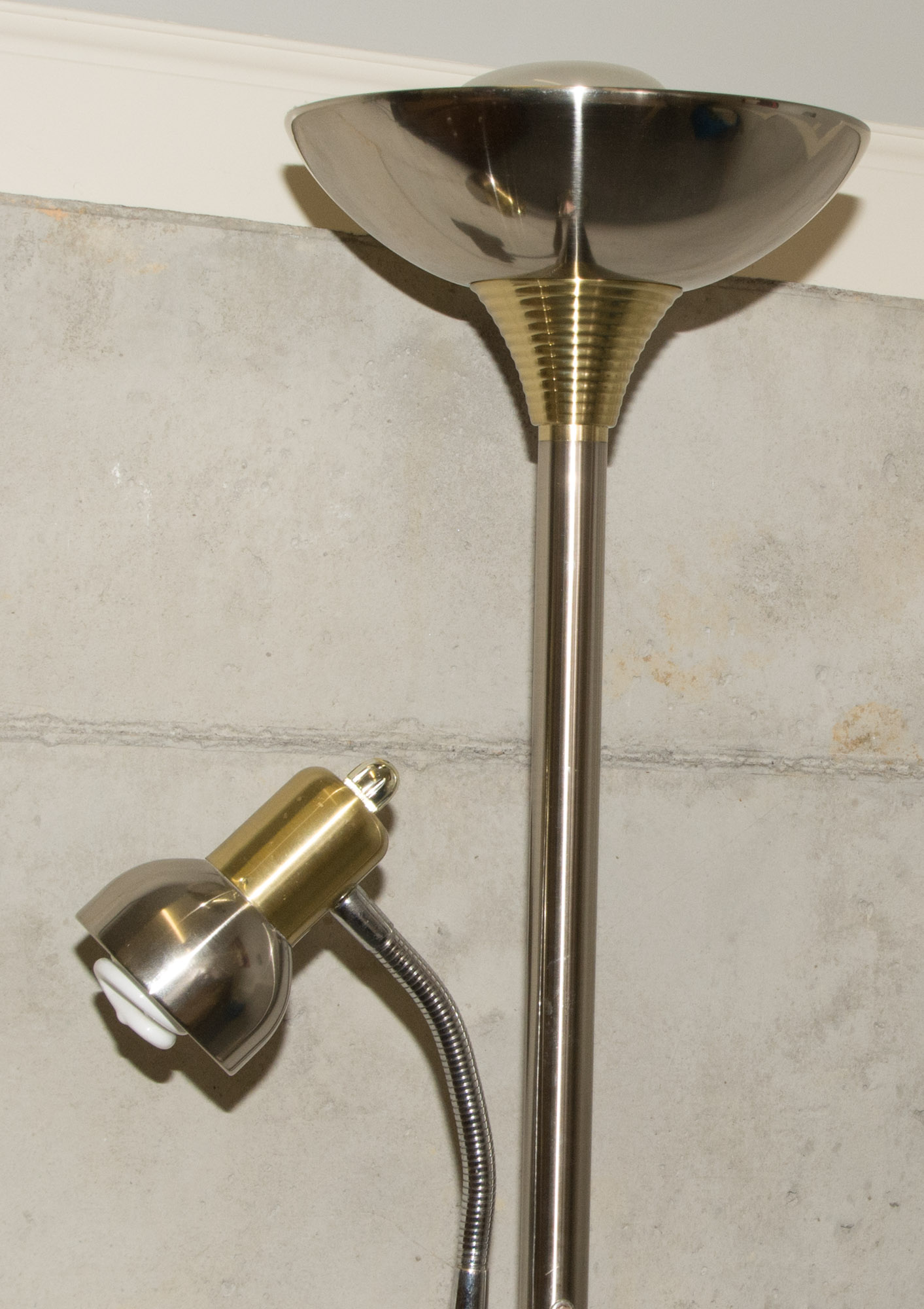 Modern Chrome Floor Lamp