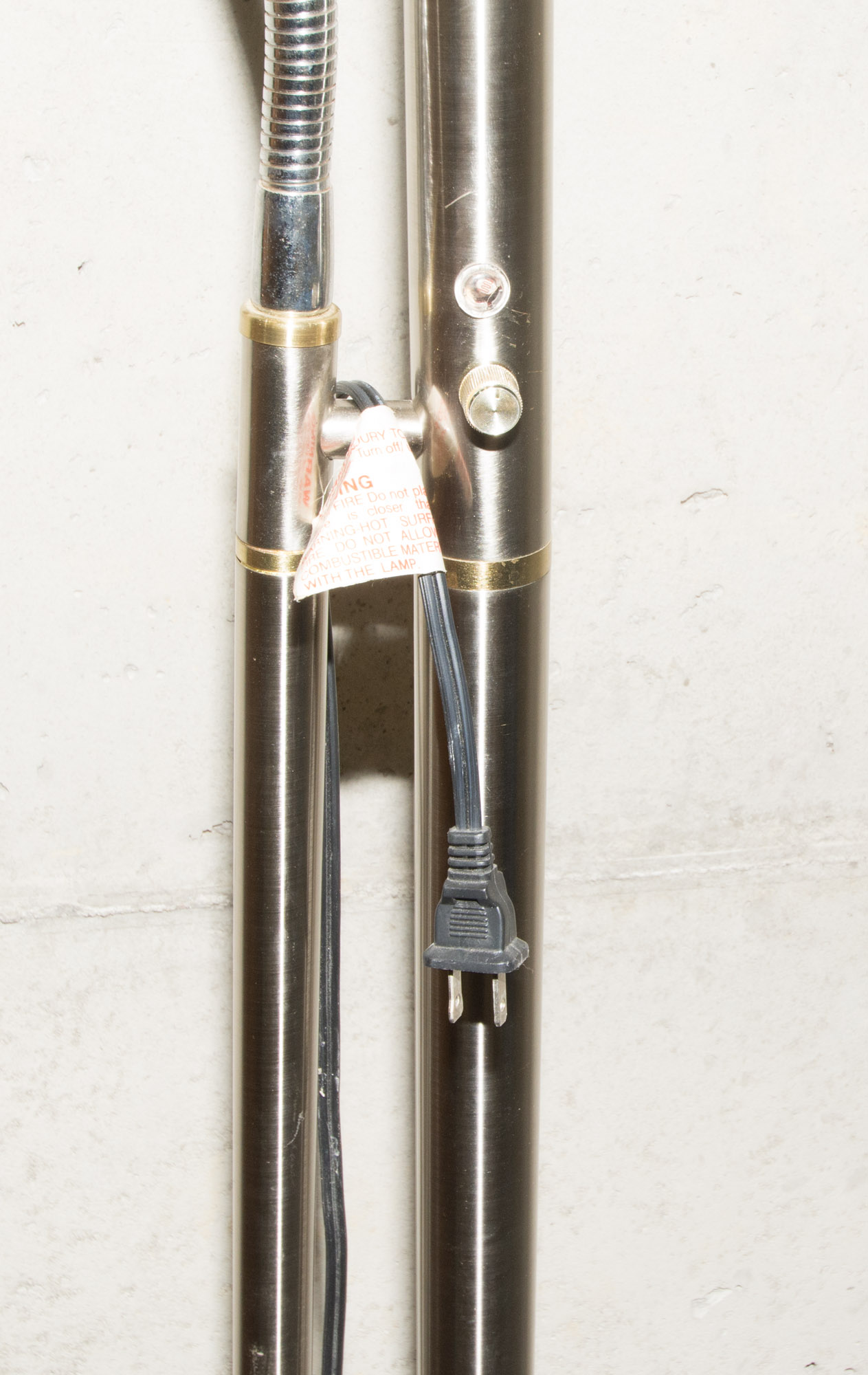 Modern Chrome Floor Lamp