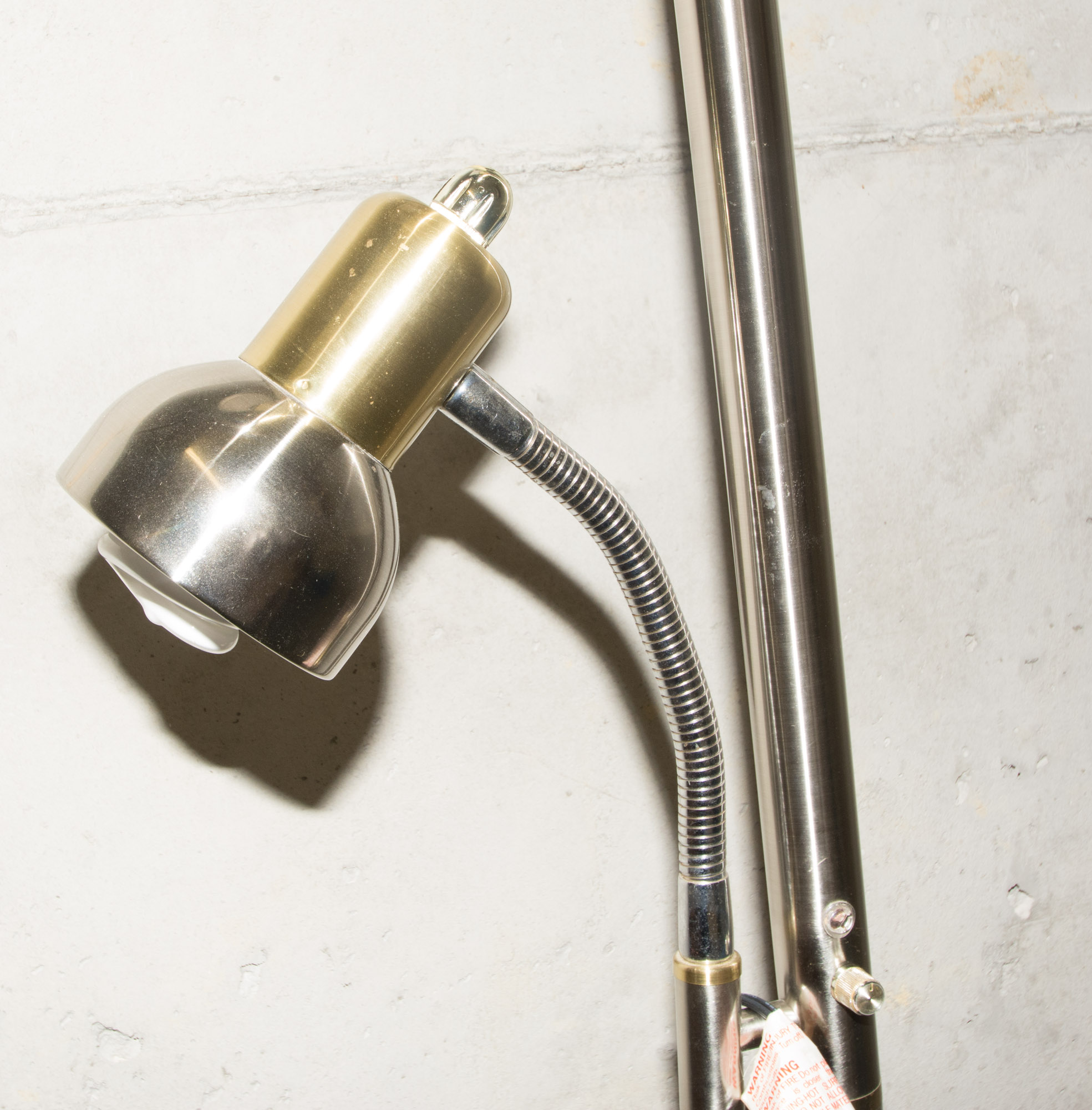 Modern Chrome Floor Lamp