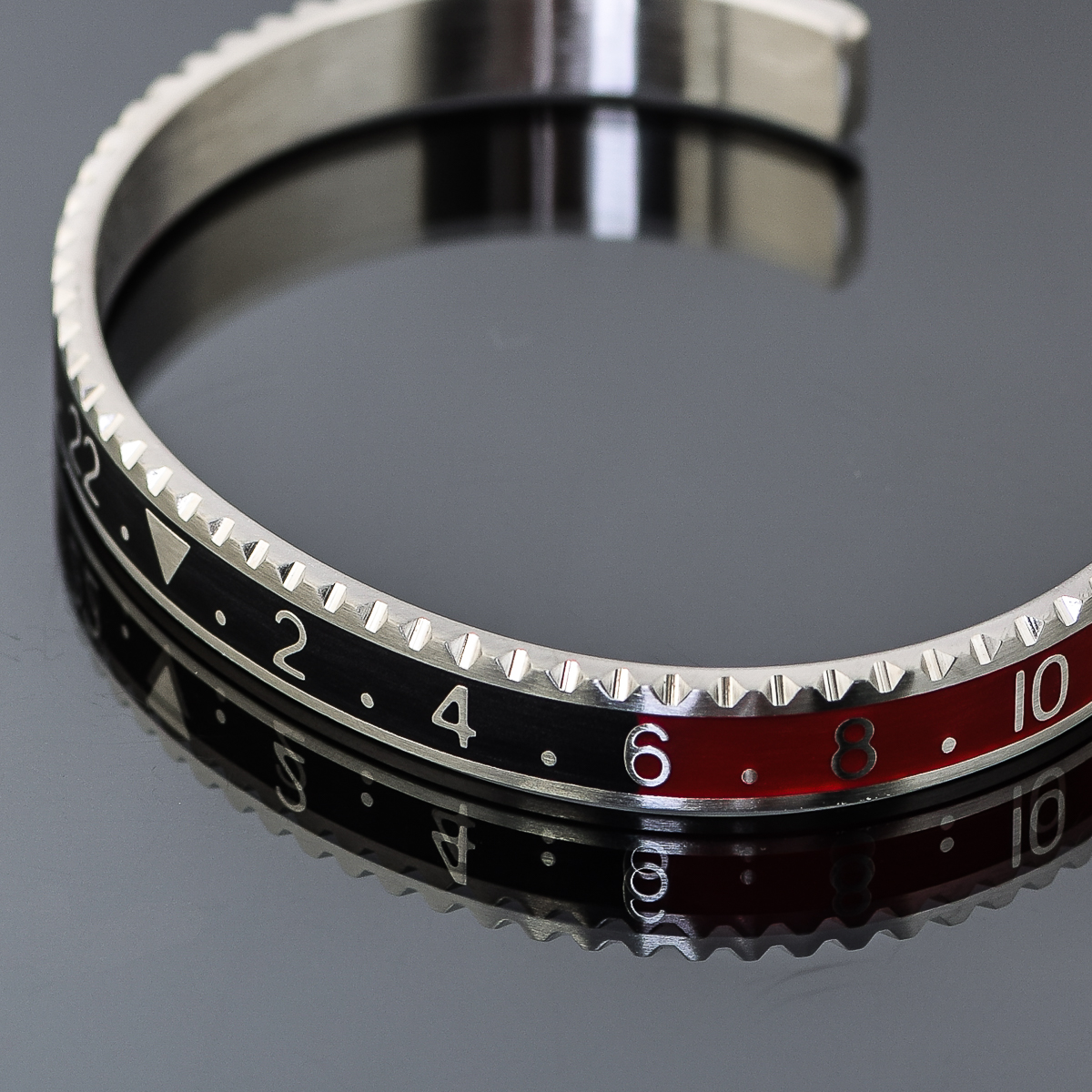 Stainless Steel Enameled Cuff Bracelet