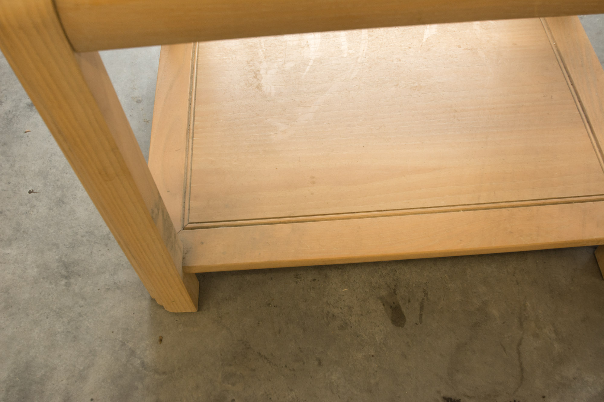 Pair of Modern Glass Top Side Tables