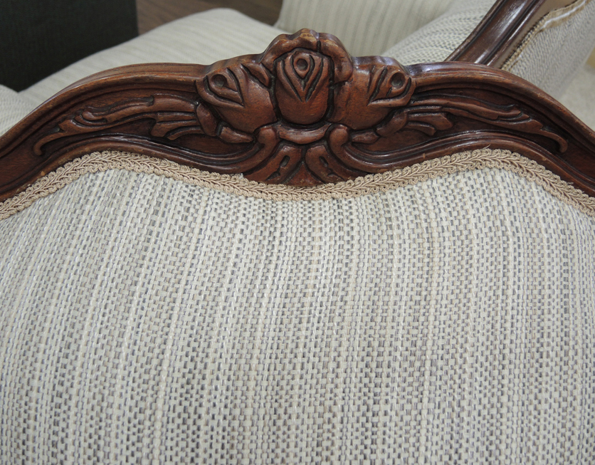 Vintage Louis XV Style Provincial Club Chairs