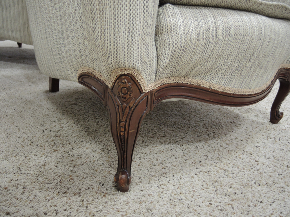 Vintage Louis XV Style Provincial Club Chairs