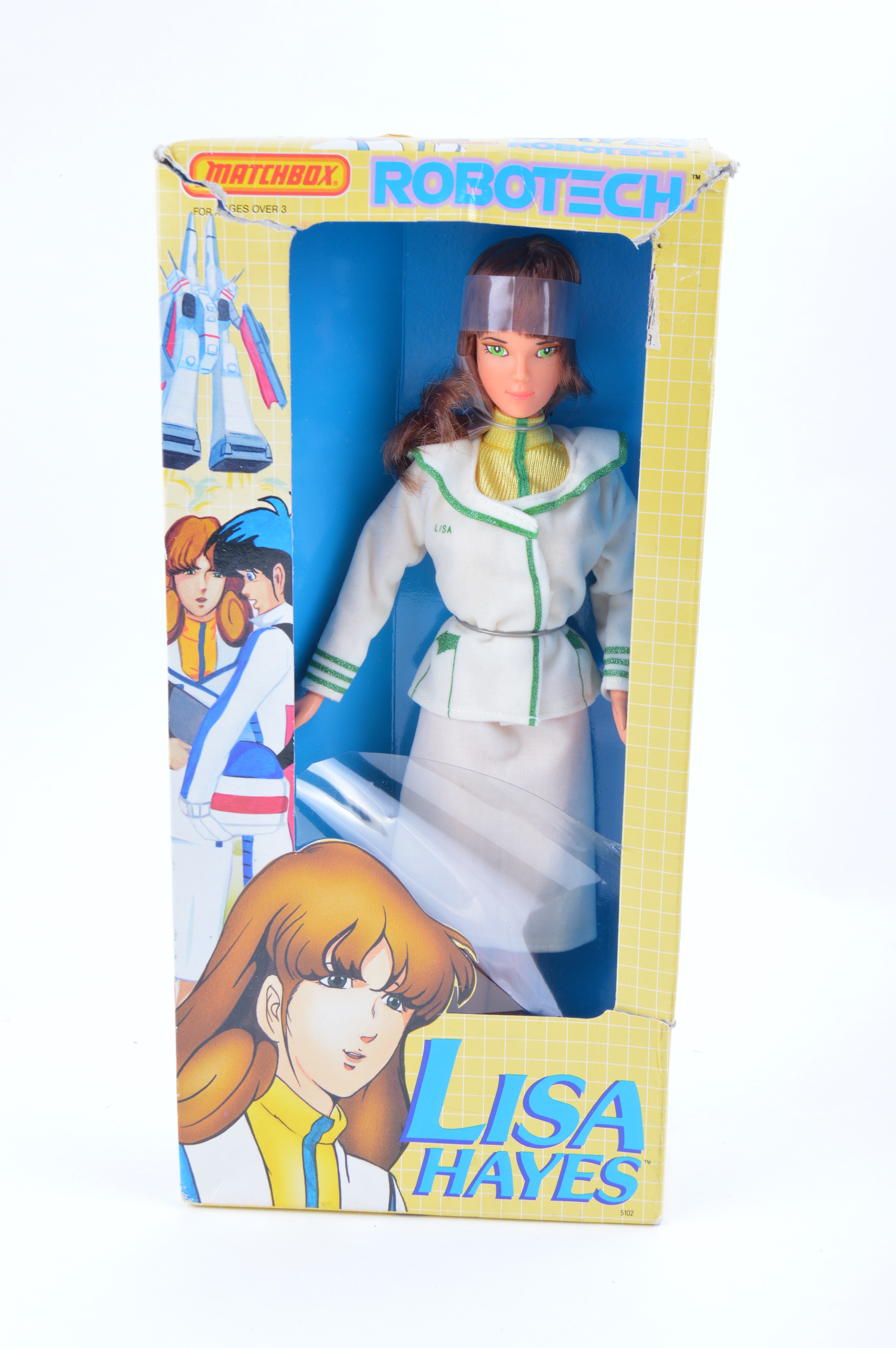 Mid-1980s Matchbox Robotech Action Figure Dolls in Packaging