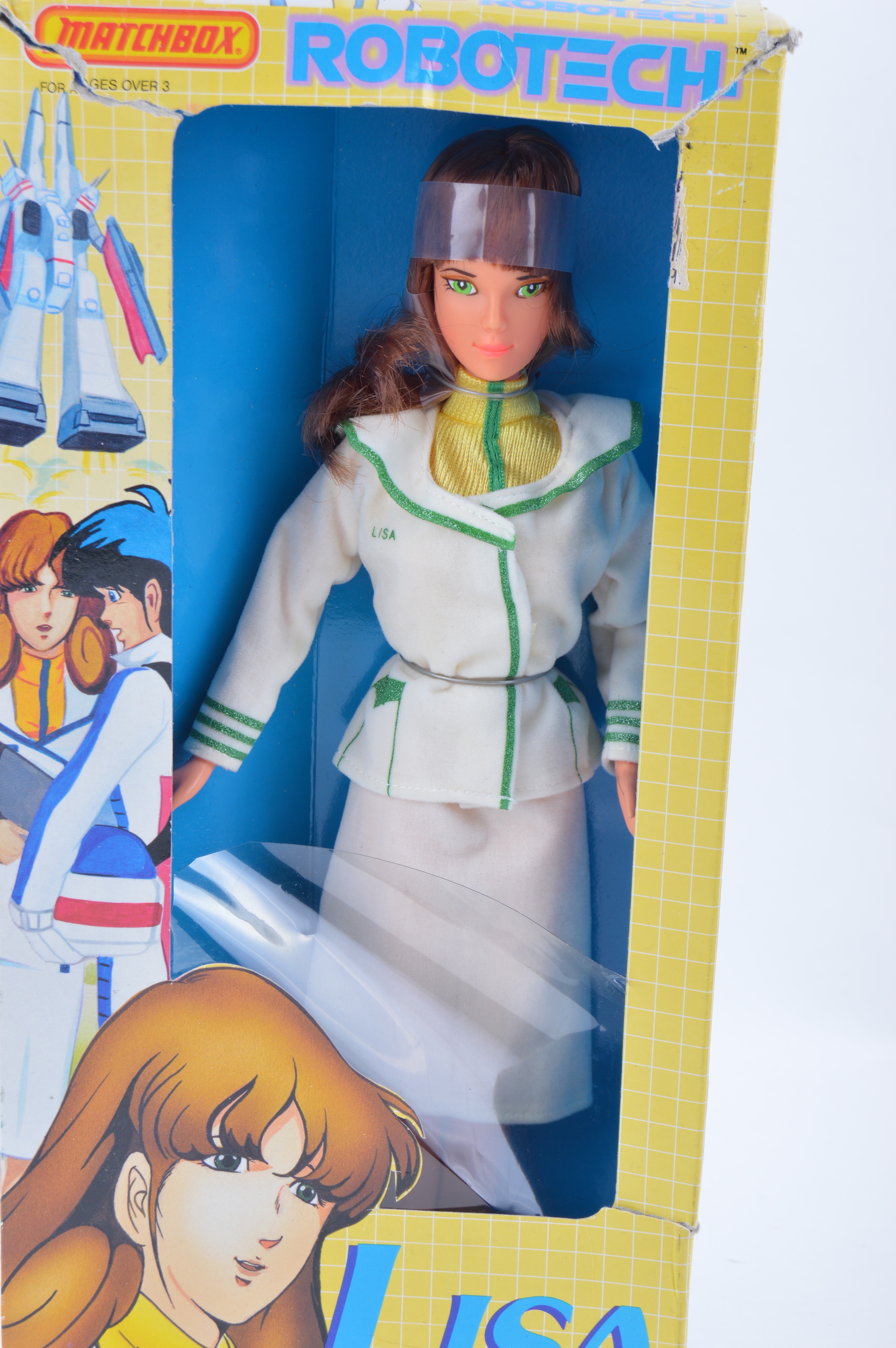Mid-1980s Matchbox Robotech Action Figure Dolls in Packaging