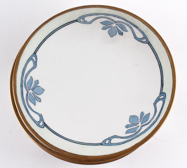 Set of J.P. Limoges Art Deco Plates