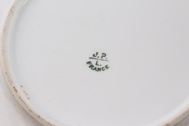 Set of J.P. Limoges Art Deco Plates