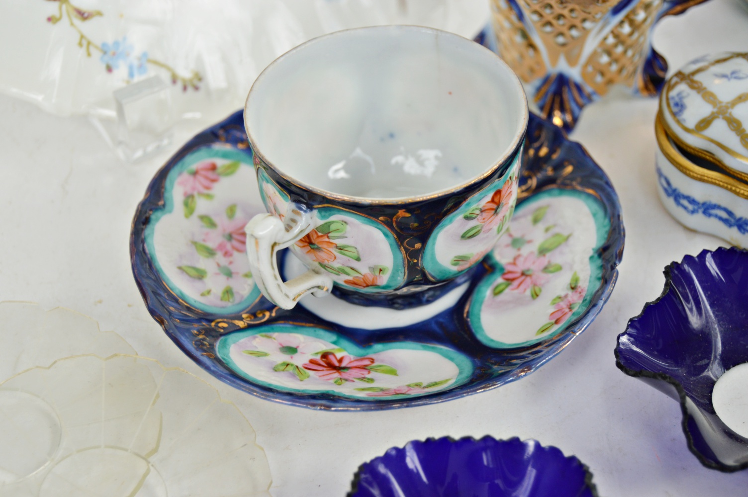 Antique and Vintage Decorative Flowered China