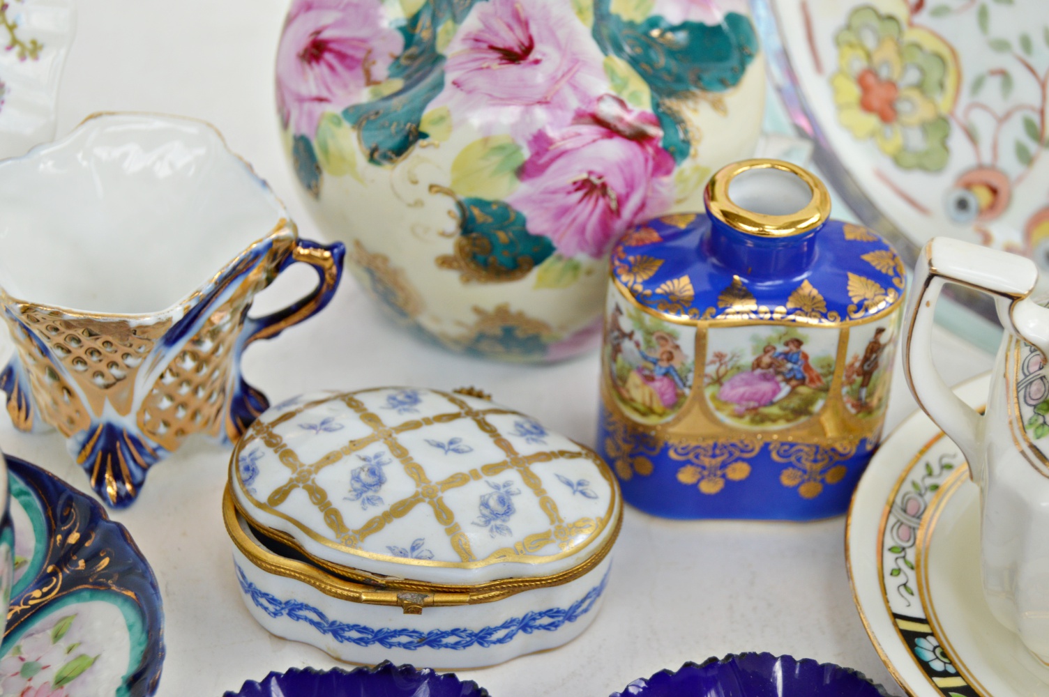 Antique and Vintage Decorative Flowered China