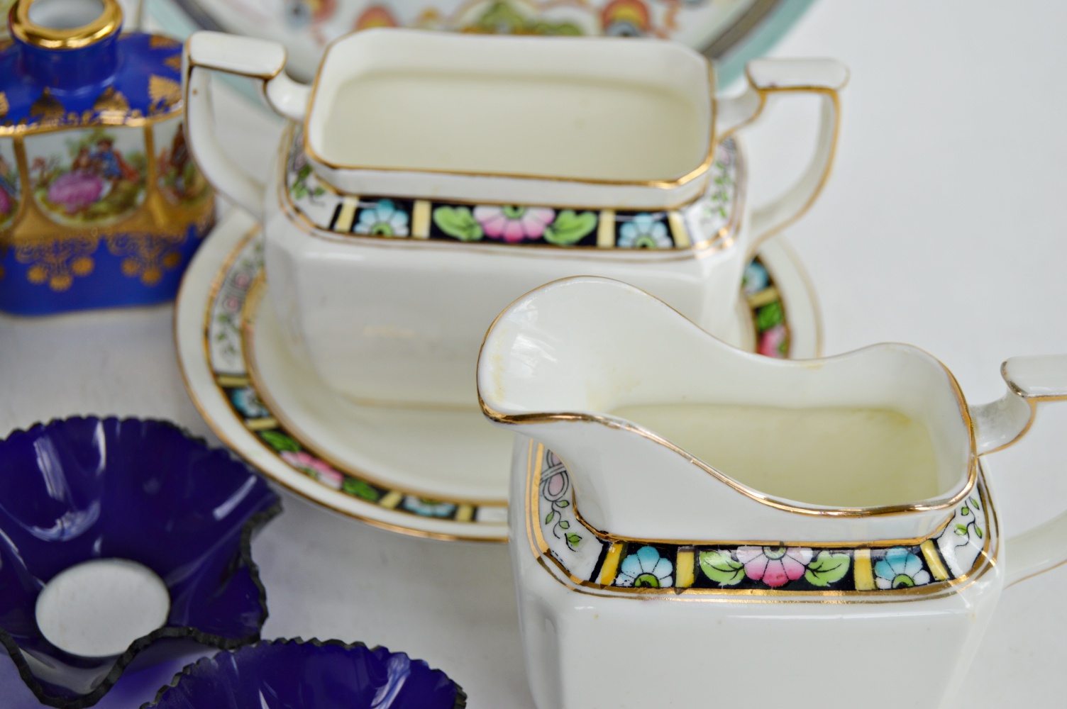 Antique and Vintage Decorative Flowered China