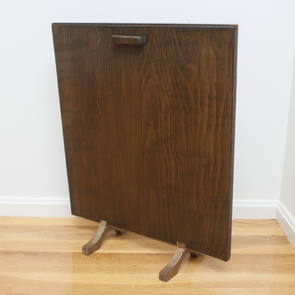 Vintage Needlepoint Fox Hunt Scene