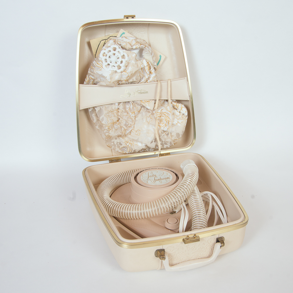 Vintage Lady Sunbeam Bonnet Hair Dryer