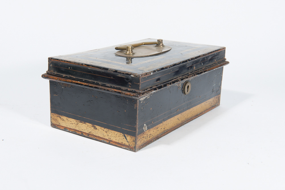 Pair of Antique Tax Collection Boxes