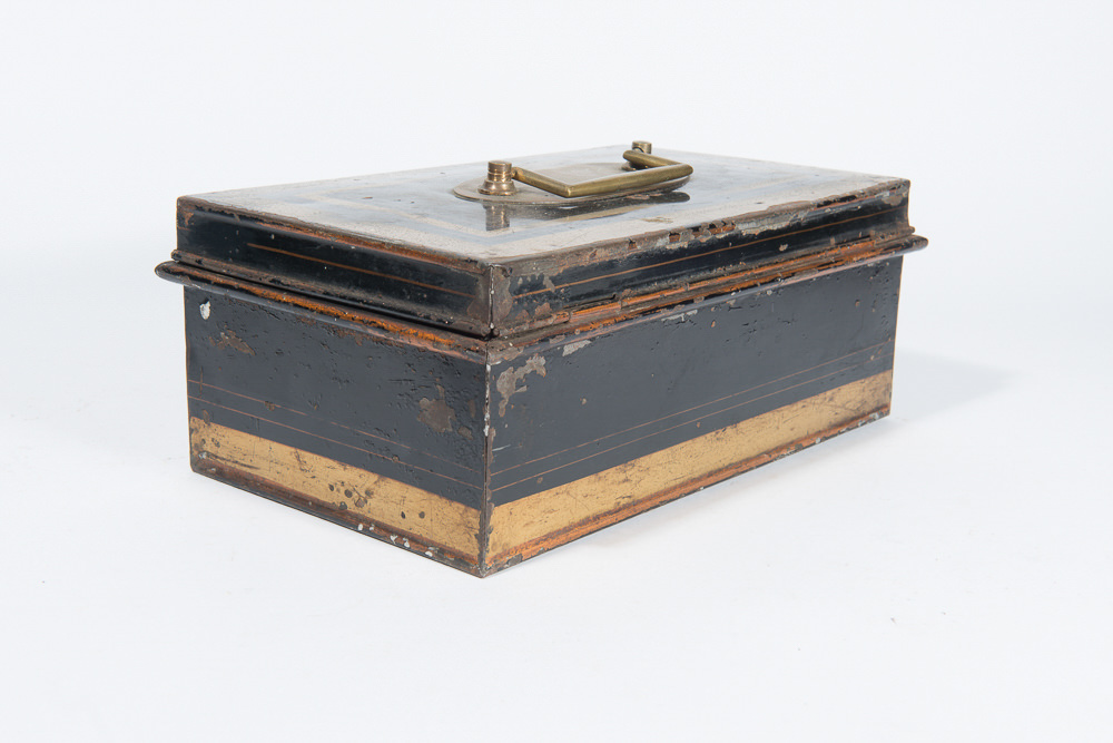 Pair of Antique Tax Collection Boxes