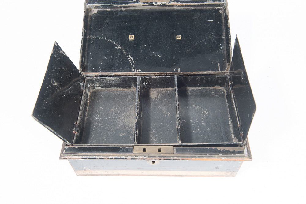 Pair of Antique Tax Collection Boxes