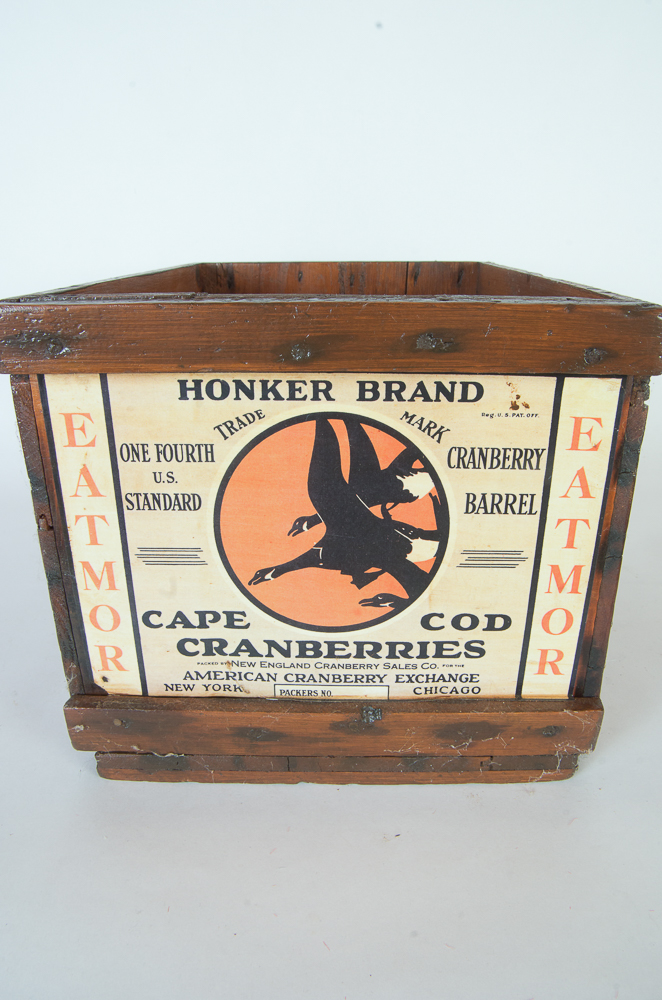 Vintage Cape Cod Cranberry Rake, Crate and Berry Picker