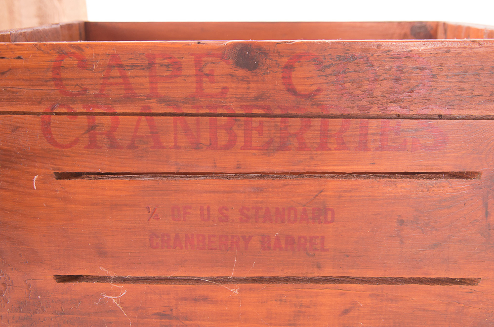 Vintage Cape Cod Cranberry Rake, Crate and Berry Picker