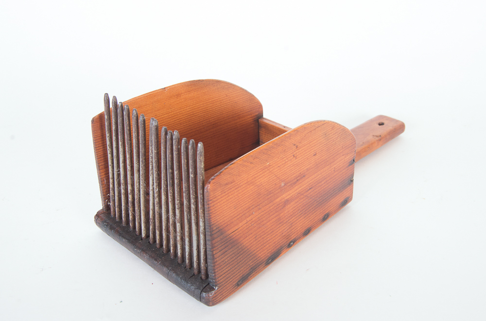 Vintage Cape Cod Cranberry Rake, Crate and Berry Picker