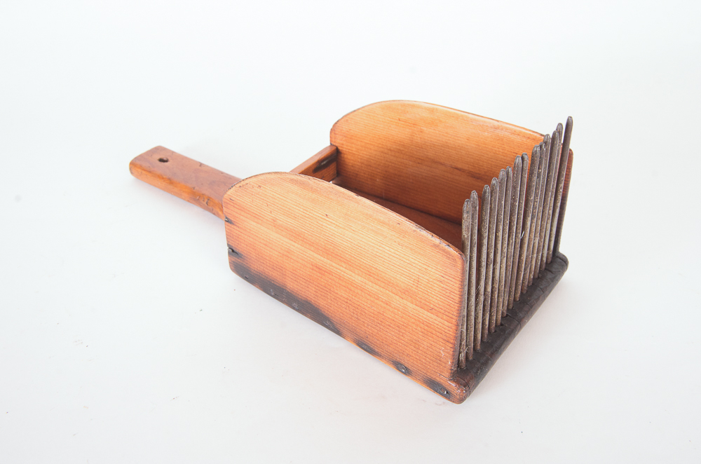Vintage Cape Cod Cranberry Rake, Crate and Berry Picker