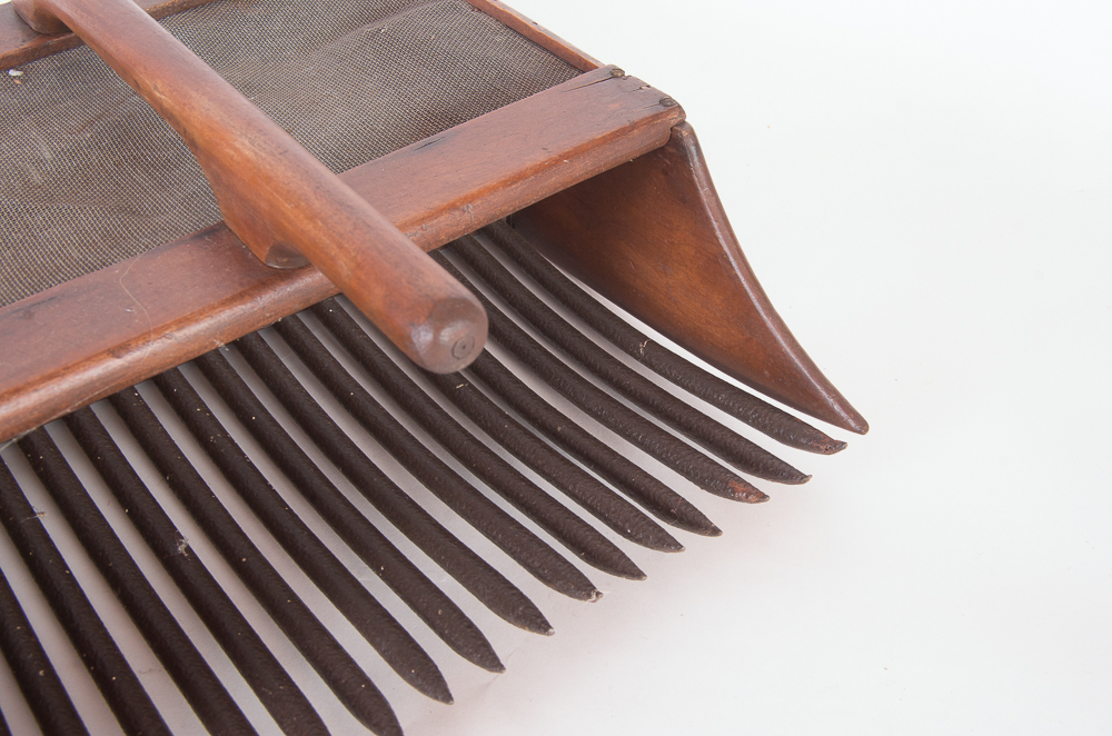 Vintage Cape Cod Cranberry Rake, Crate and Berry Picker