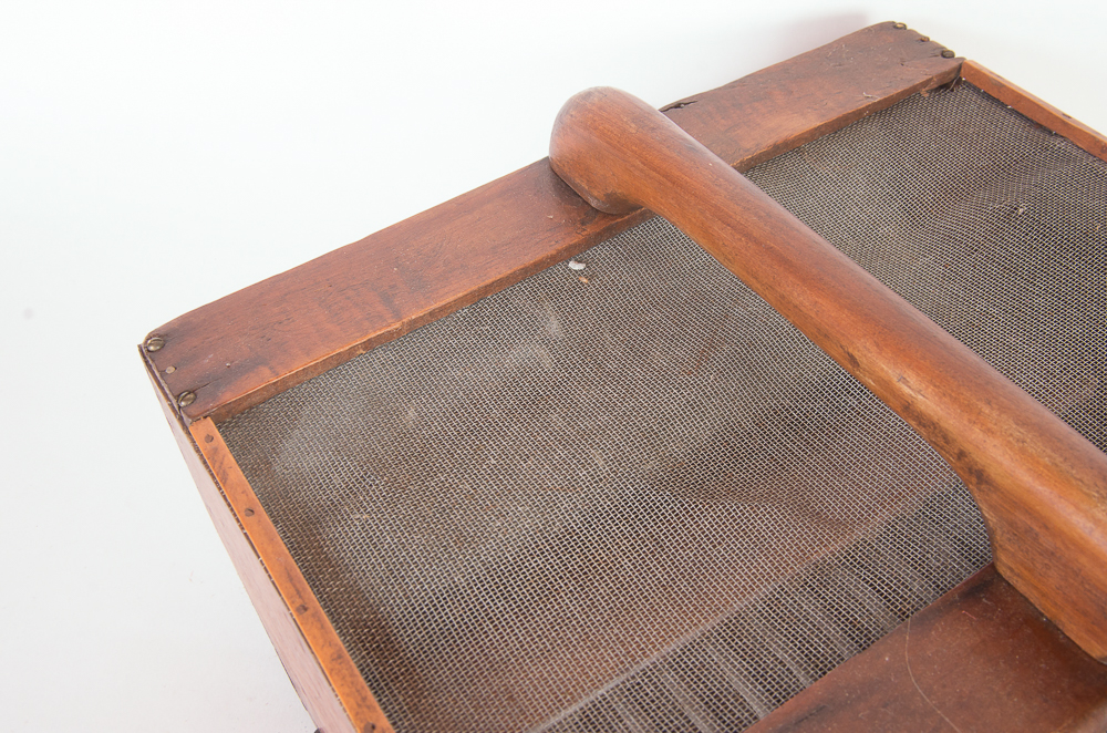 Vintage Cape Cod Cranberry Rake, Crate and Berry Picker