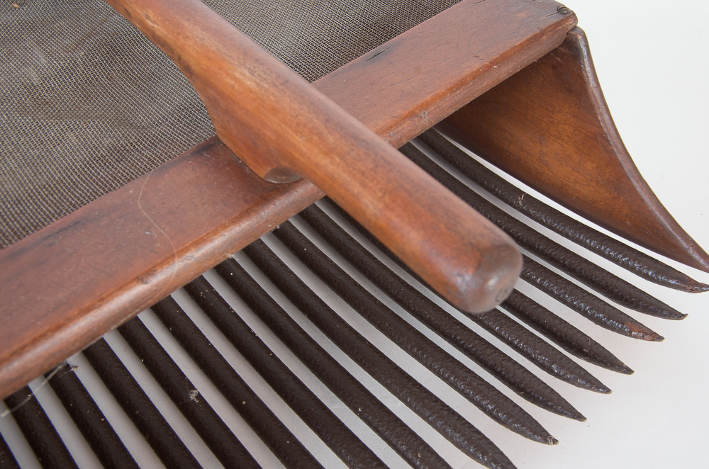 Vintage Cape Cod Cranberry Rake, Crate and Berry Picker