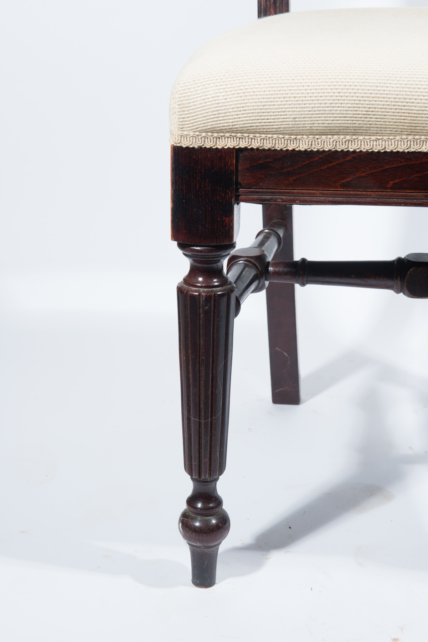 Antique English Turned Mahogany Chairs