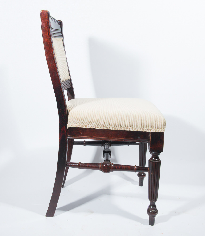 Antique English Turned Mahogany Chairs