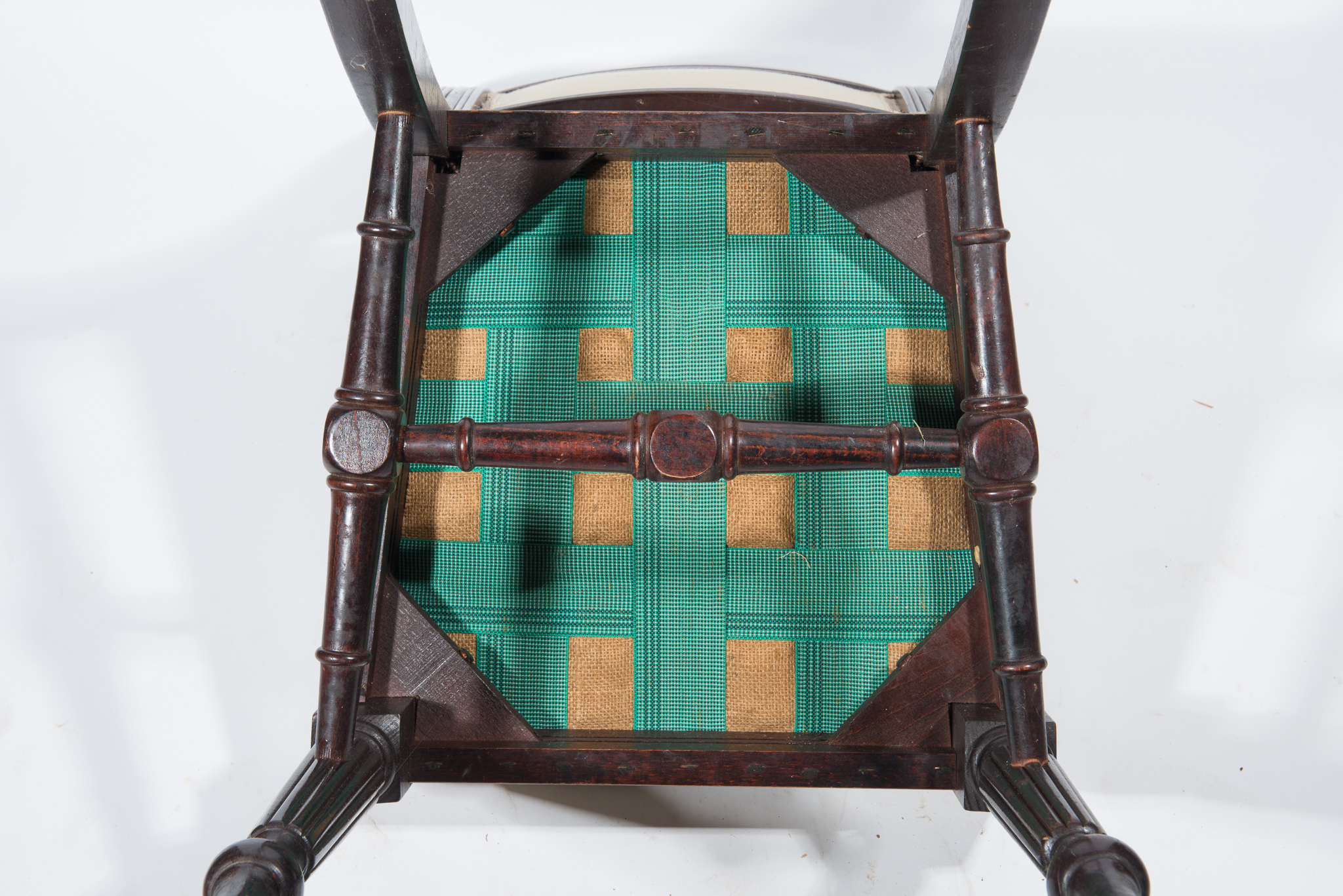 Antique English Turned Mahogany Chairs