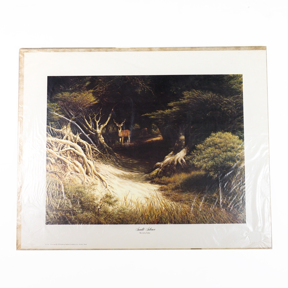 Vintage Fine Art Print of "Sunlit Silence" After Larry Dyke