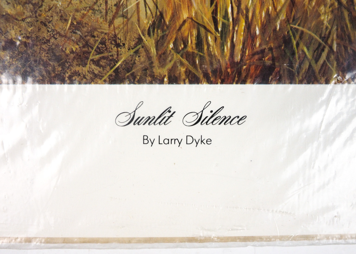 Vintage Fine Art Print of "Sunlit Silence" After Larry Dyke