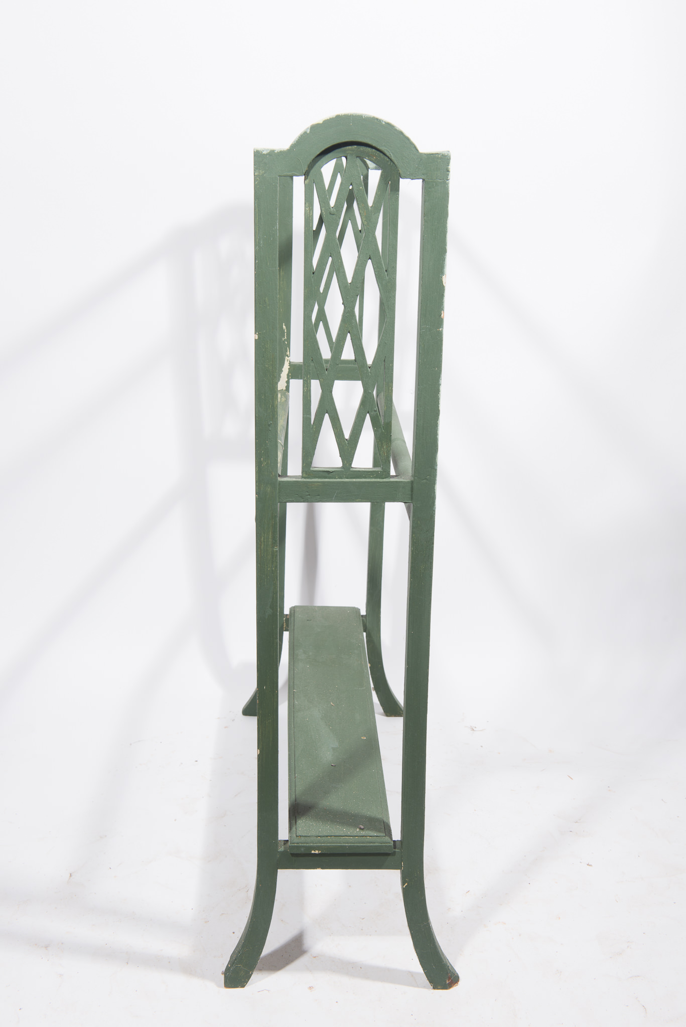 Green Painted Quilt Rack