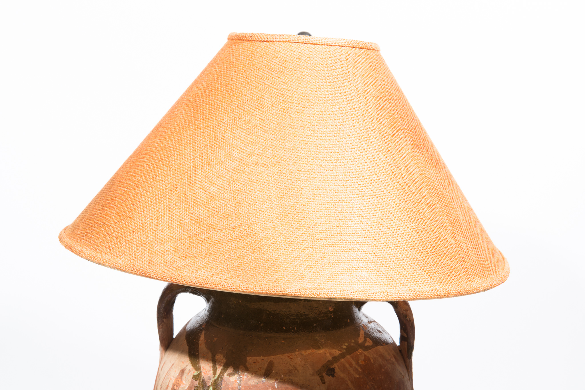 Converted Oil Jar Lamp