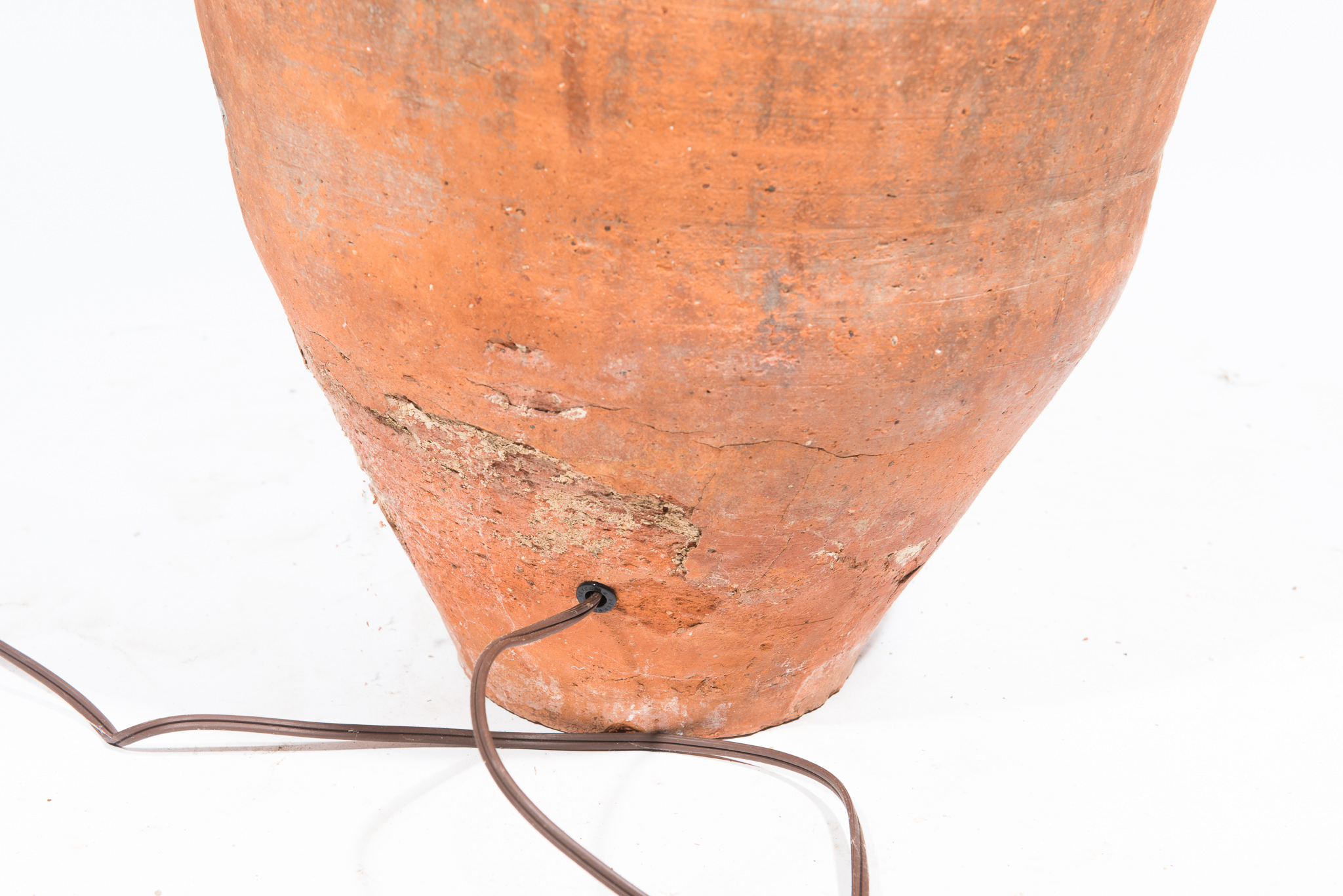 Converted Oil Jar Lamp