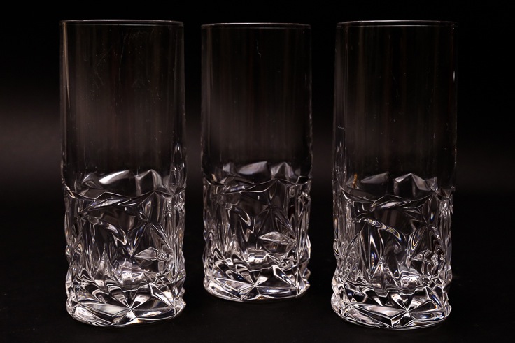 Tiffany & Co. Highball and Lowball Crystal Barware