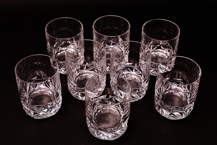 Tiffany & Co. Highball and Lowball Crystal Barware