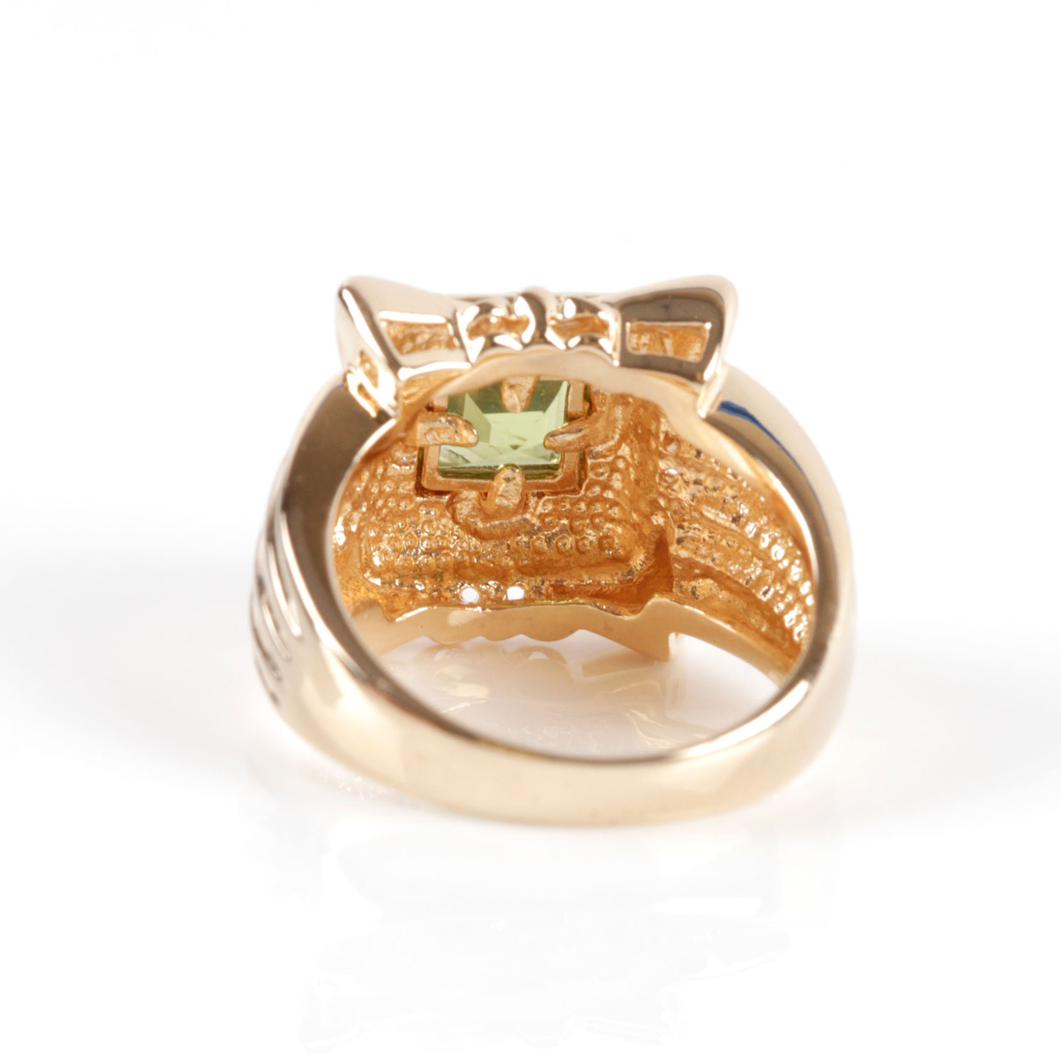 Gold Plated Sterling Silver Natural and Synthetic Stone Rings